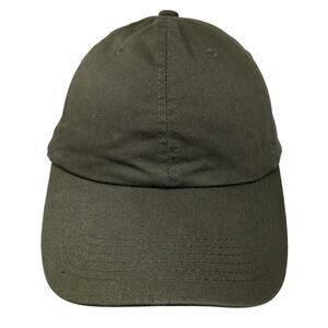 Ethos K&B Trading Corp. Slideback Baseball Cap Green One Size Adjustable Blank